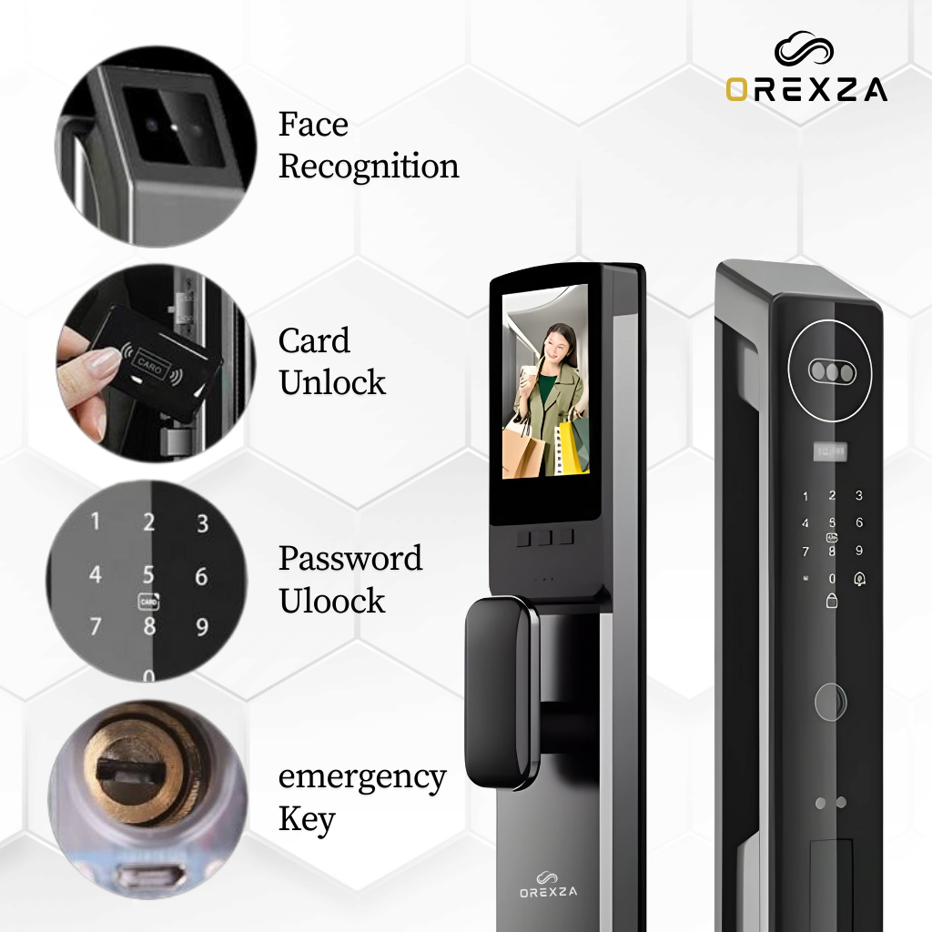 Orexza A30 Smart Lock - Black