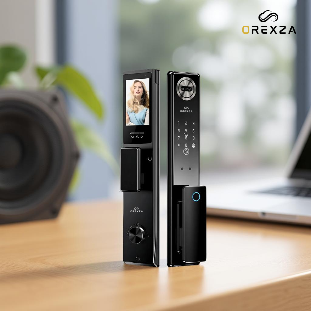 Orexza S02 3D Face Scan Smart Lock - Black